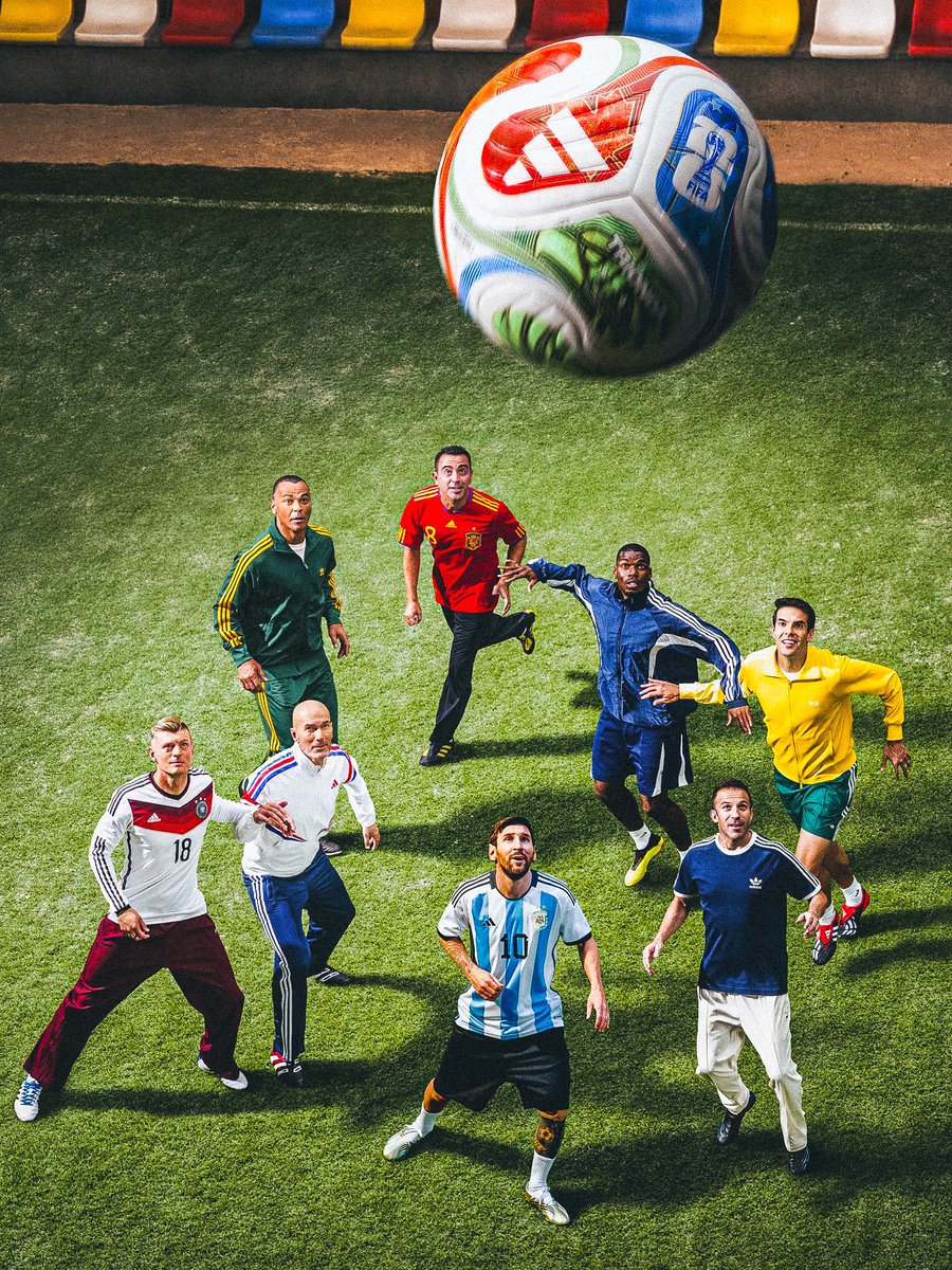 Football on TNT Sports (@footballontnt) on Twitter photo 8 players. 8 World Cup winners. What a photo ๐๐๐ธ
(via <a href="/adidasfootball/">adidas Football</a>) 8 players. 8 World Cup winners. What a photo ๐๐๐ธ
(via <a href="/adidasfootball/">adidas Football</a>)