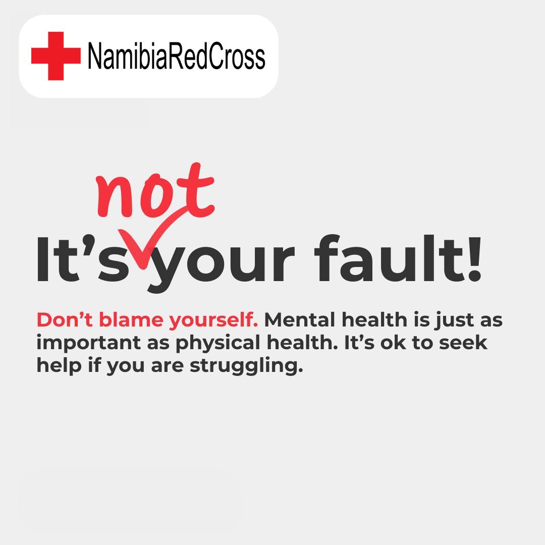 It's not your fault.

Don't blame yourself.

Mental health is just as important as physical health.

It’s ok to seek help if you are struggling.