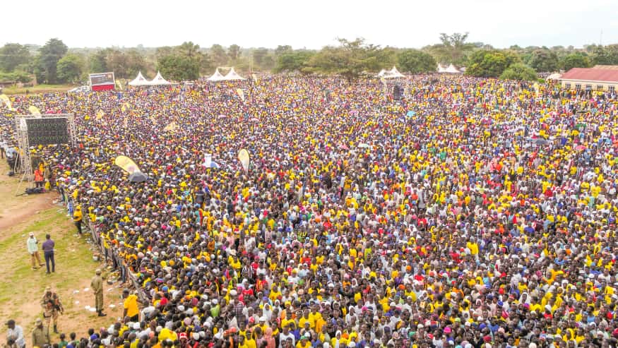 BalaamBarugahar's tweet image. Yumbe thank You for welcoming President @KagutaMuseveni in your district.