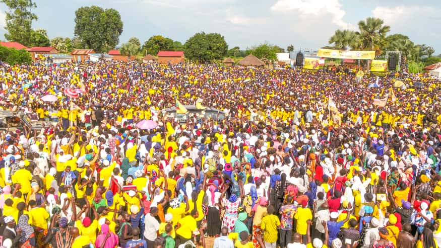 BalaamBarugahar's tweet image. Yumbe thank You for welcoming President @KagutaMuseveni in your district.