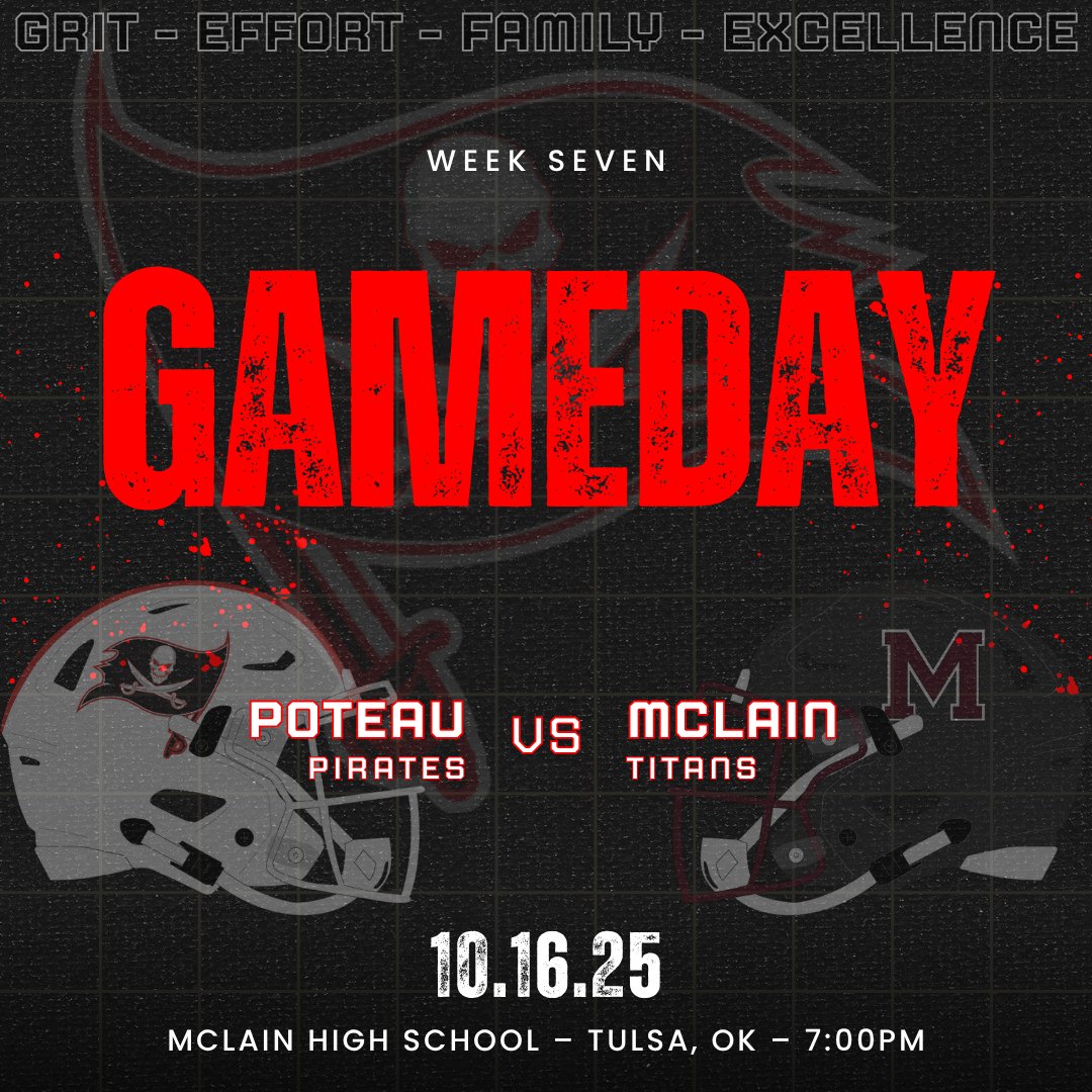 Poteau Pirates Football (@poteaufb) on Twitter photo Gameday for the Pirates in Tulsa! Kickoff at 7pm - WETSU! Gameday for the Pirates in Tulsa! Kickoff at 7pm - WETSU!