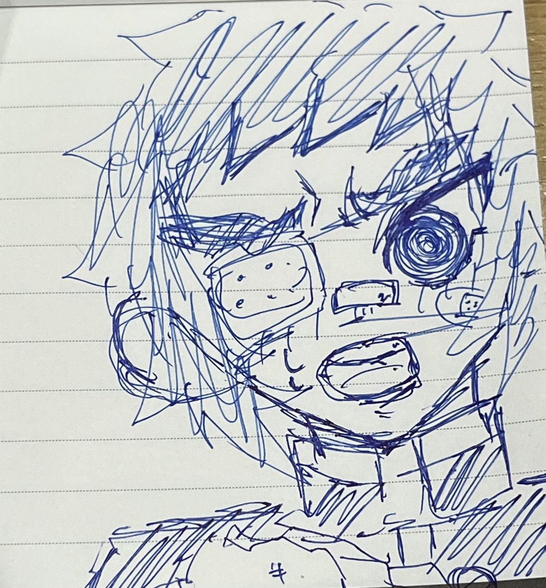 クソ雑かいがく置いて逃げます🏃‍♂️🏃‍♂️今度ていねいがきします