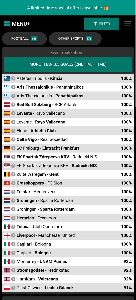 plutostats's tweet image. 2nd half over 0.5 picks for the weekend. โฝ๏ธ