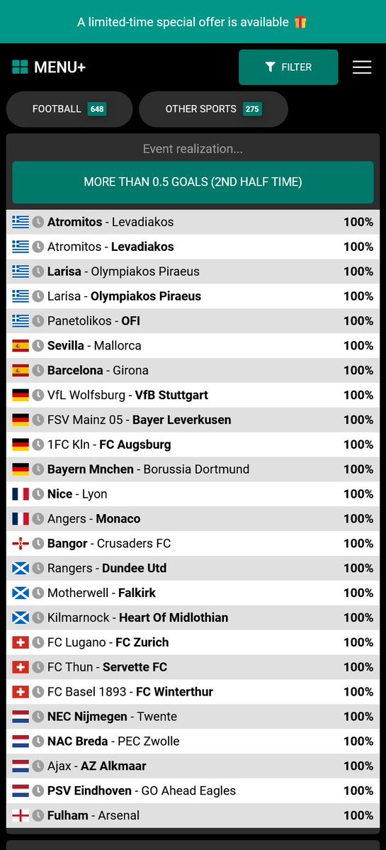 plutostats's tweet image. 2nd half over 0.5 picks for the weekend. โฝ๏ธ
