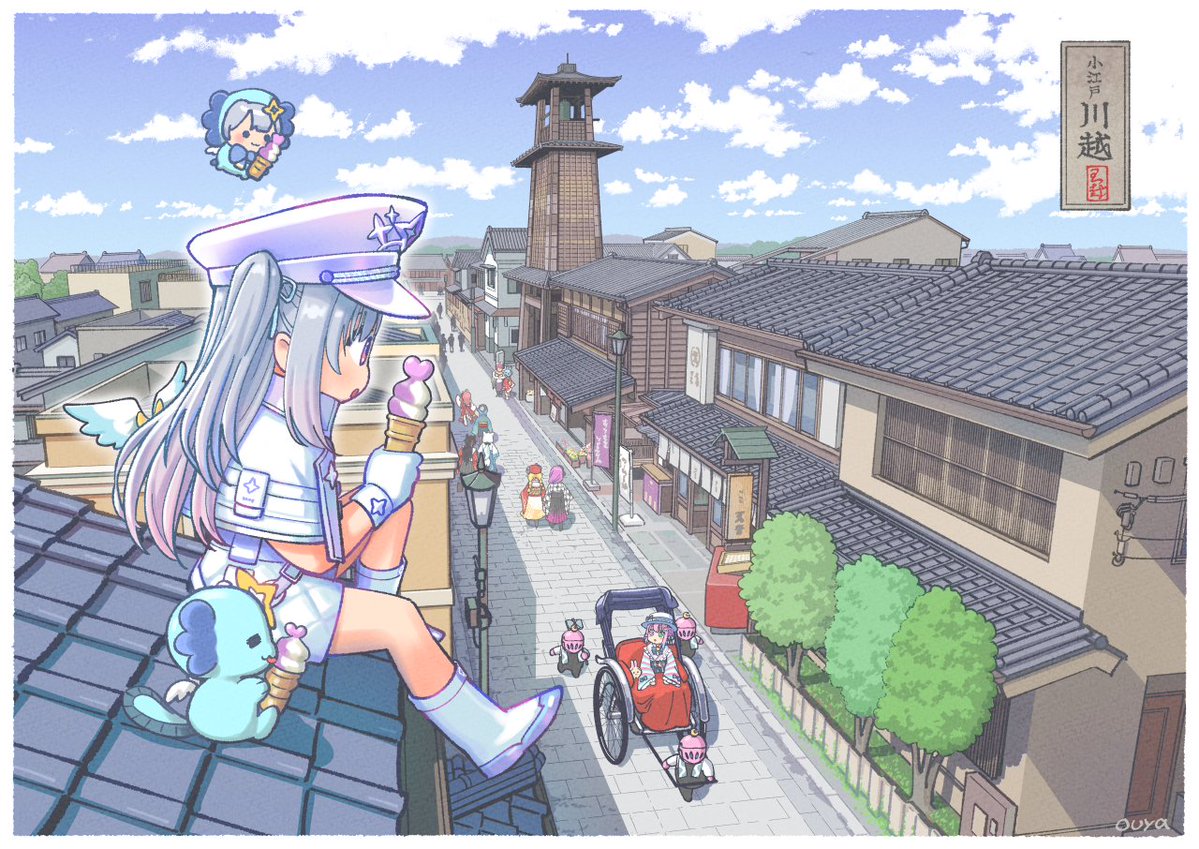 天界警備中「あっんなおだ」
#かなたーと #ルーナート