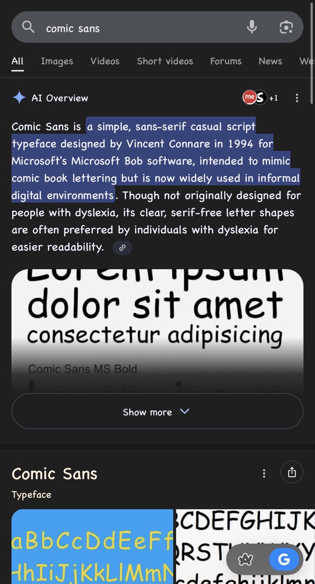 TejasKumar_'s tweet image. TIL if you Google a font name the search result page is rendered with that font.