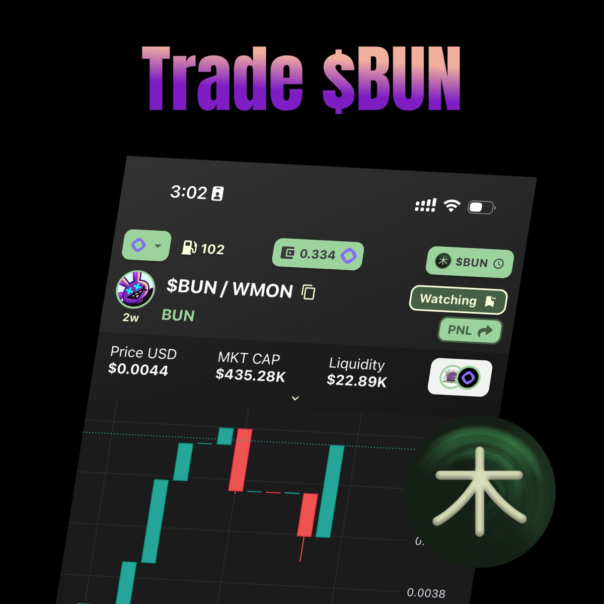 stagedotfun's tweet image. the culture coin of @monad $BUN
is featured on KiFi @tradeKiFi
join us to talk trenches in 2H w/ @0xy0shi and @hyperstance (link below)