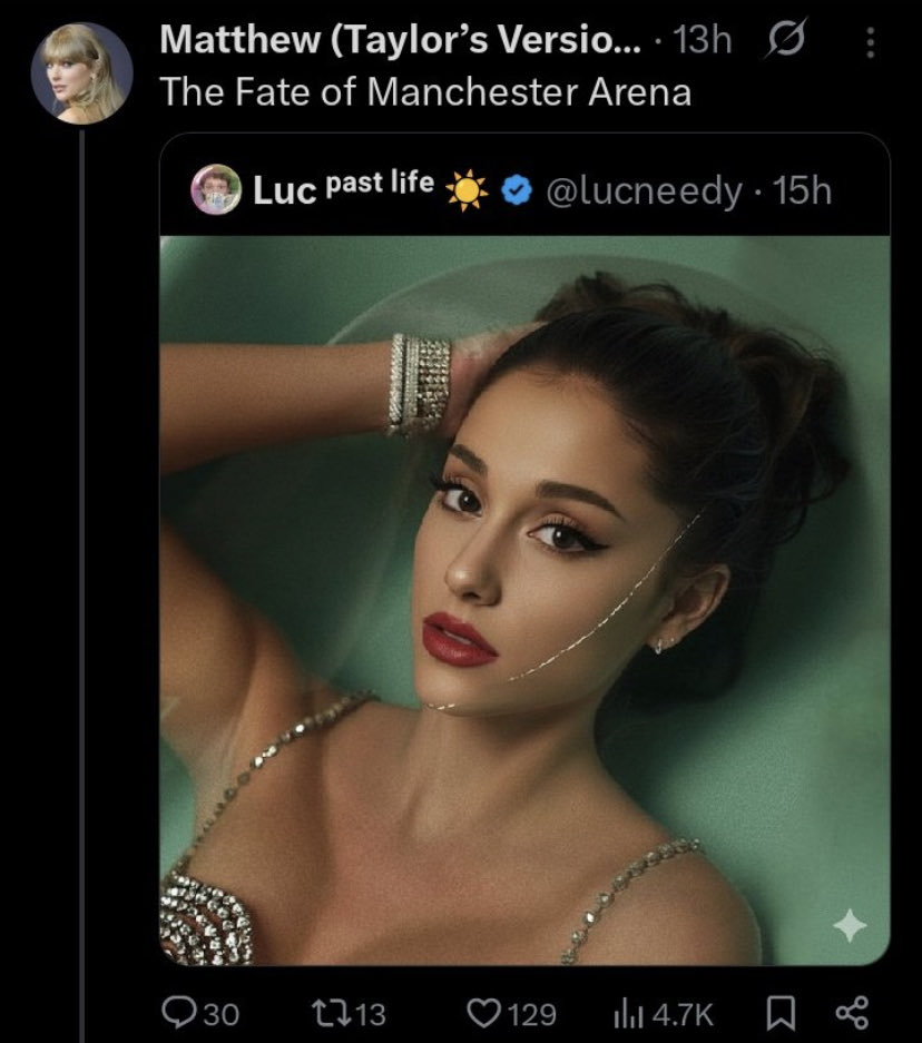 I’m asking everyone to please stop mocking Manchester, bodyshaming, or any other type of things that should not be used in stan wars it’s disgusting!!!! Get a life and touch grass