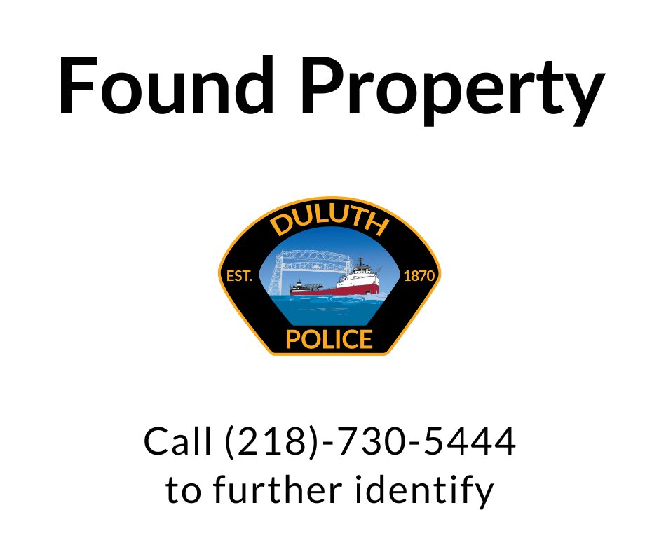 On Wednesday, October 15, a compound bow was located on Arrowhead Road and Haines Road. If you believe this is yours please call (218) 730-5444 to further identify.