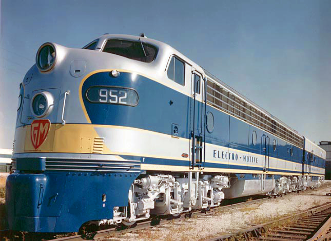 americanrails's tweet image. An Electro-Motive builder's photo of new E8A demonstrator #952 in August of 1949. It later became Rock Island #643.
american-rails.com/7812.html