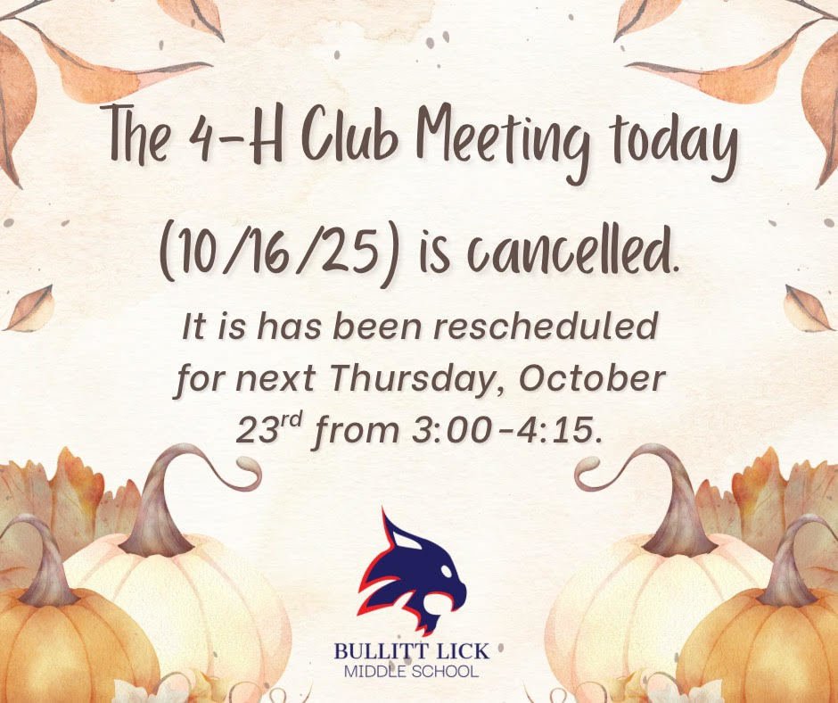 4H canceled for this afternoon.