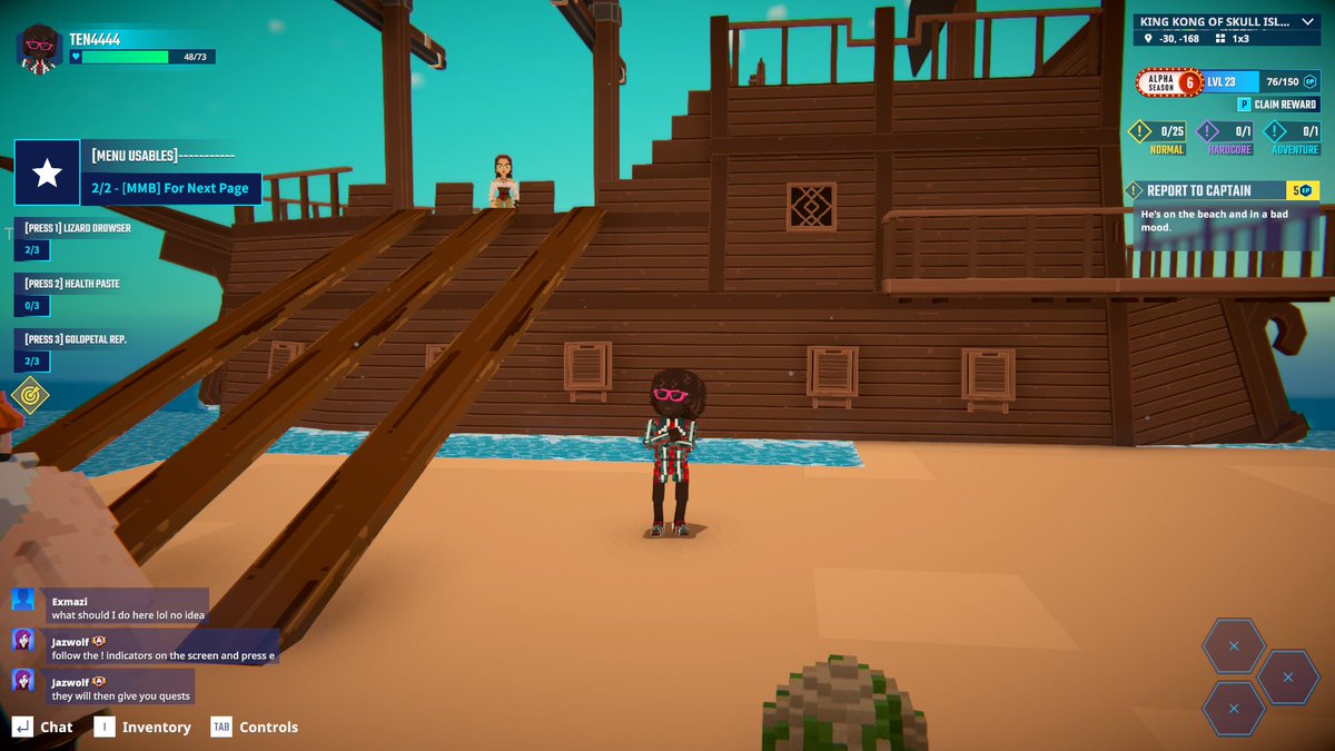 Arrgh you ready to steal some treasure? <a href="/TheSandboxGame/">The Sandbox</a>  tsbga.me/TheSandbox