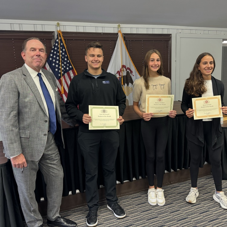 Congratulations to Jack McDonnell for being selected as the LW East representative for the Kiwanis Student of the Month for October!