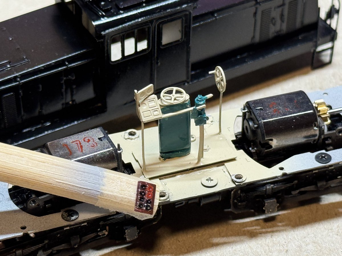 IbukiModel's tweet image. 【 祭板 栗原鉄道ED18 】
チマチマと。

（ずっとタイトルに栗電と書いてましたが、
ED18時代は栗原鉄道でした。）