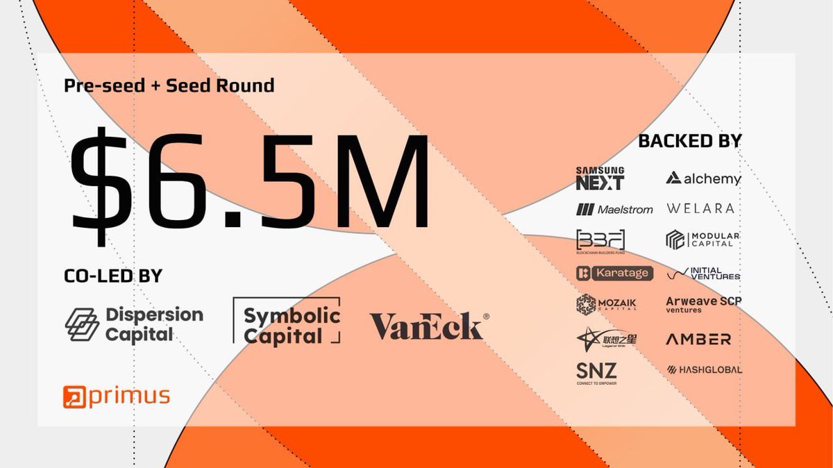 tranthanhbk's tweet image. 🔗(Update) Săn Airdrop dự án #Primus - Dự án gọi vốn vòng Pree-Seed $6.5M từ quỹ VanEck và Dispersion Capital 

✔️ Dự án vừa ra mắt giai đoạn mới Alpha Launch, anh em trước tham gia có mint NFT sẽ nhận badge "Early Birds"

🔜Hướng dẫn săn Airdrop: 

1. Truy cập: