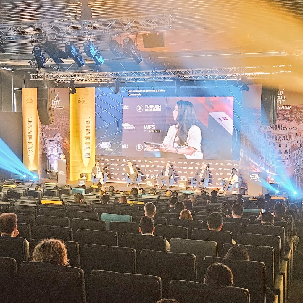 LTTsports's tweet image. Great few days in Madrid at the @WFSummit 🇪🇸 Beyond networking a pleasure to exchange and for a key summary check our @LinkedIn page for key key lessons ➕️ #PitchSideMonitor