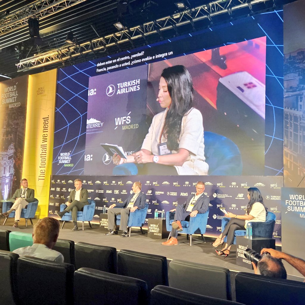 LTTsports's tweet image. Great few days in Madrid at the @WFSummit 🇪🇸 Beyond networking a pleasure to exchange and for a key summary check our @LinkedIn page for key key lessons ➕️ #PitchSideMonitor