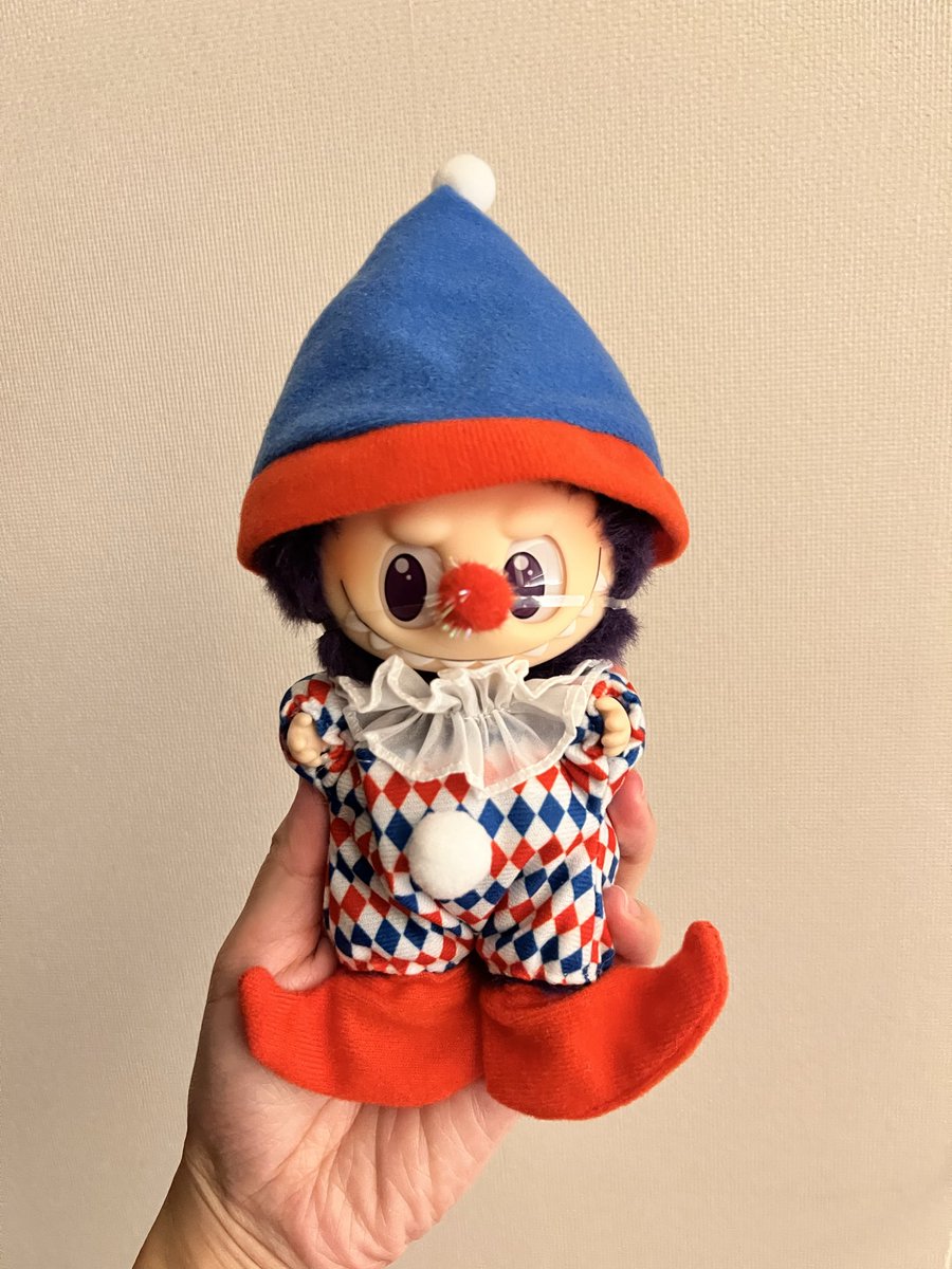ichigo014150's tweet photo. うわわ
可愛い❣️
マツケンにピエロ着せてみた🤡

popmart  ラブブ　マツケン https://t.co/ks15ih48uI