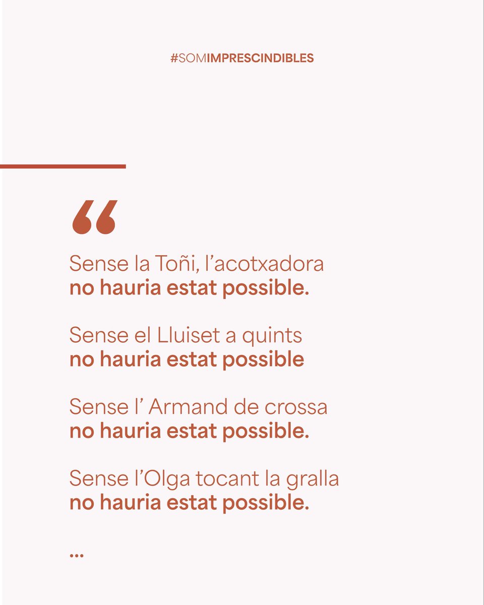 xiquets's tweet photo. No hi ha grans fites sense grans persones.

El primer 3de9f va ser possible gràcies a ells i a tots els que hi van creure.

Amb tu, seguirem fent història.

#SomImprescindibles #XiquetsdeReus #castells https://t.co/oQGdama7XP