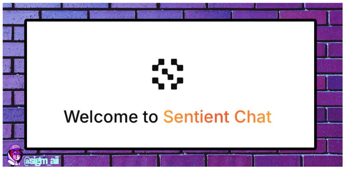 SIGM_AII's tweet image. just like having a personal assistant, @SentientAGI chat helps with everyday tasks, making life easier.

the chat&apos;s spaces feature like;

&amp;gt;news bites: curated headline
&amp;gt;asset reports for token analysis
&amp;gt;travel explorer for planning trips

study sentient💮