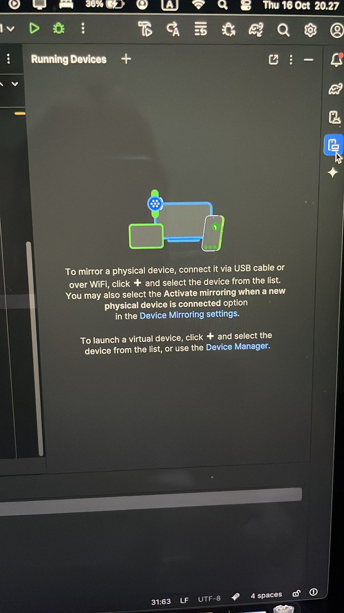 cogn1t's tweet image. hai disini ada yg pernah pakai android studio ga si, trs waktu mau running virtualnya malah gamu muncul 🥲