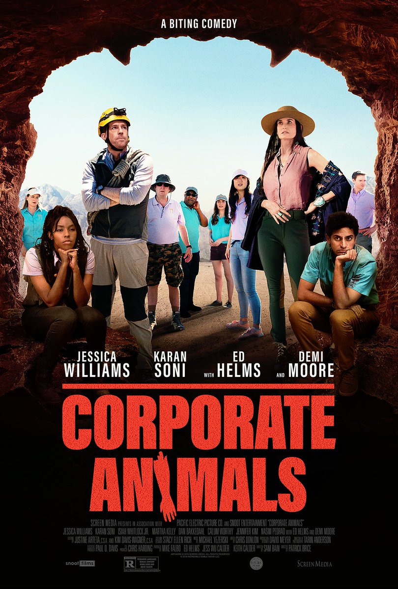 monkeytailor's tweet image. #NowWatching Corporate Animals.

#HorrorFam
#MutantFam