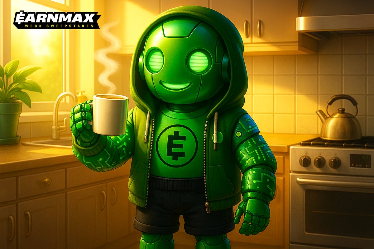Some run on caffeine 
Earnie runs on daily EARNMax prize draws ☕⚡