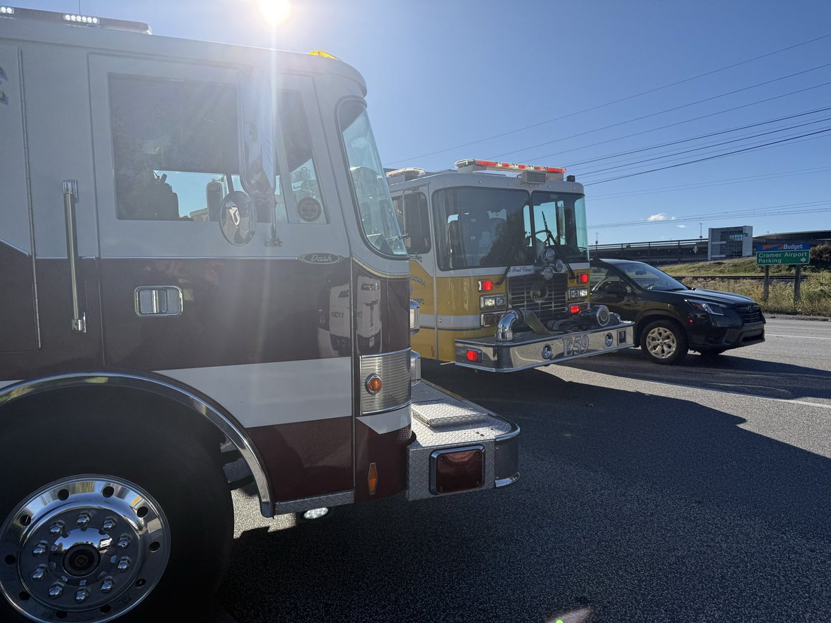 iafflocal4838's tweet photo. B Shift assists @Station59 with a bicyclist struck this morning on W Harrisburg Pike at the Airport Connector. One person was evaluated by EMS. https://t.co/cRr5mJdt6g
