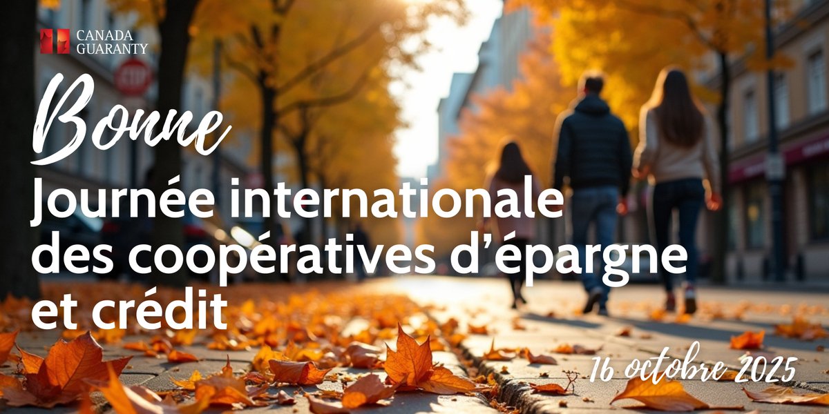 Chez Canada Guaranty, nous sommes fiers d’appuyer les coopératives de crédit et de reconnaître leur rôle essentiel auprès de leurs membres et de leurs communautés.

Merci de votre partenariat !

#JournéeCoopCrédit
