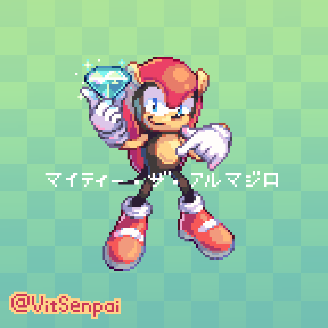 Favorite Sonic character💎
#pixelart #SonicTheHedgehog