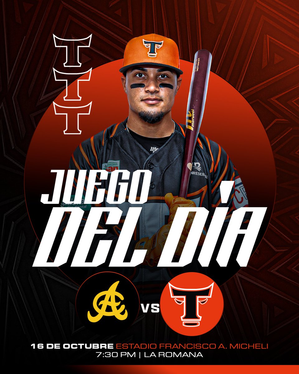 ¡ESTA NOCHE JUGAMOS EN LA CASA!
El Corral abre sus puertas a una nueva temporadas y recibimos a las Águilas Cibaeñas a las 7:30 pm.

* Las boletas para Palco y Preferencia estarán disponibles para la venta desde las 11:00 am