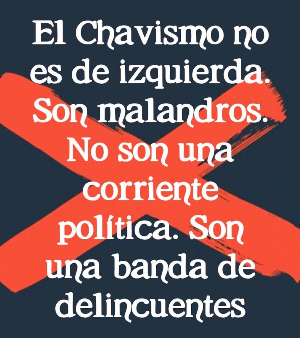 #ChavismoLaPesteDelSigloXXI 
#ChavismoEsElCartelDeLosSoles 

Que les quede muy claro …