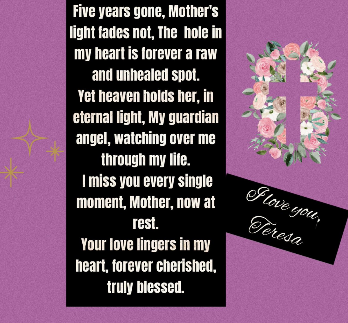 10/16/2025 A Day of Remembering how lucky I was to have her for my Mother 💫♥️💫