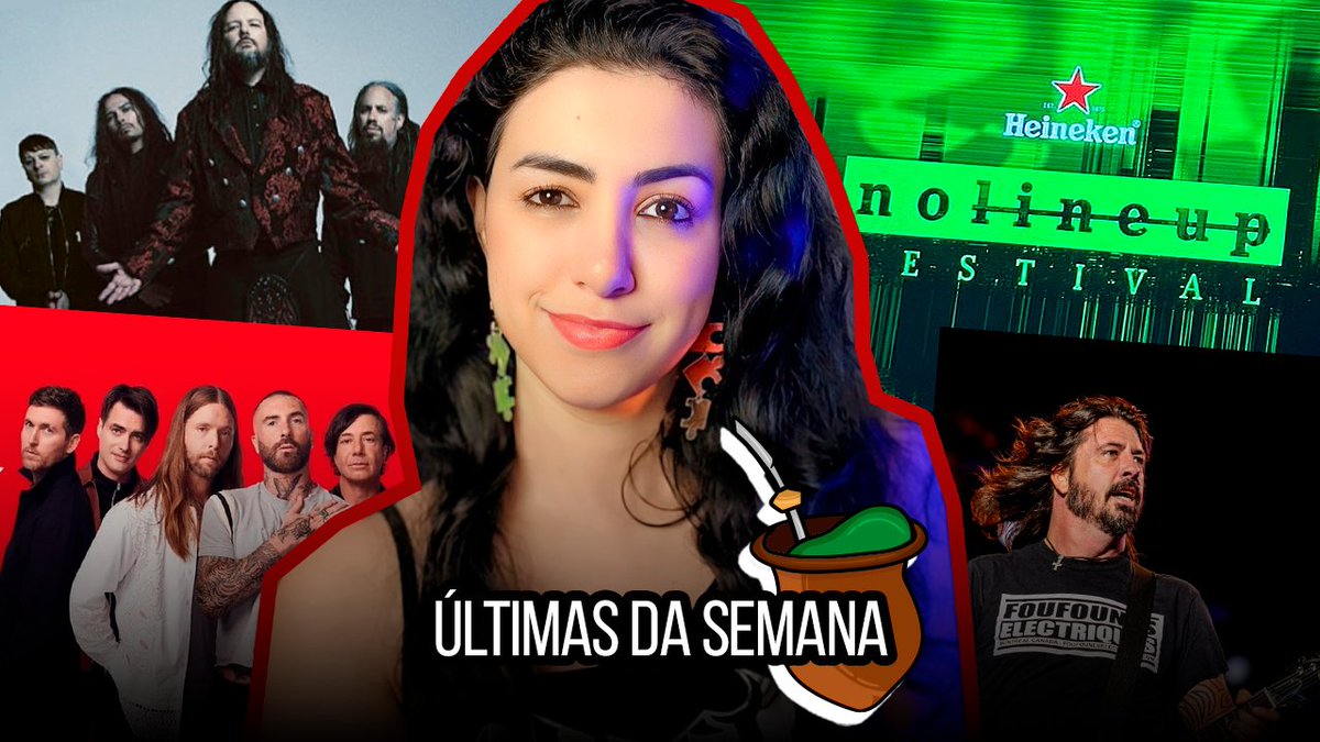 Resumo dos últimos dias: Show do Korn (falamos sobre pacotes e vendas), Maroon 5 de graça, festival misterioso da Heineken e o que sabemos sobre Foo Fighters de graça haha

Venhammm youtube.com/watch?v=pqI8c-…