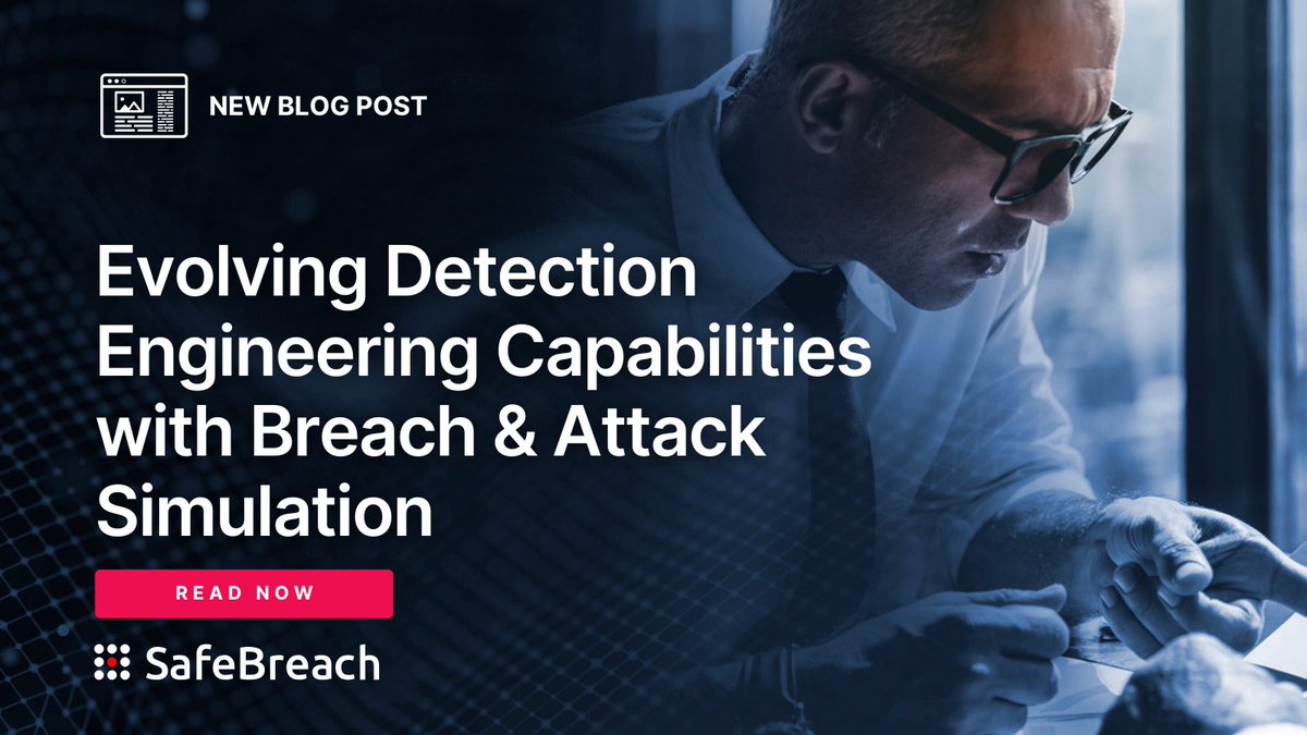 safebreach's tweet image. Scaling #DetectionEngineering starts with your parsers. Parsers turn raw log data into insights—and SafeBreach’s new Parser Management UI makes customization faster, easier, and more scalable. Learn more: hubs.ly/Q03NWzyj0