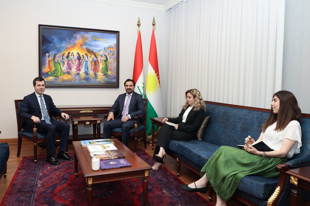 The <a href="/GreeceInErbil/">Greece In Erbil</a> Consul General Nikolaos Stergioulas and I discussed strengthening Athens-Erbil relations as well as recent events in the Kurdistan Region and beyond.