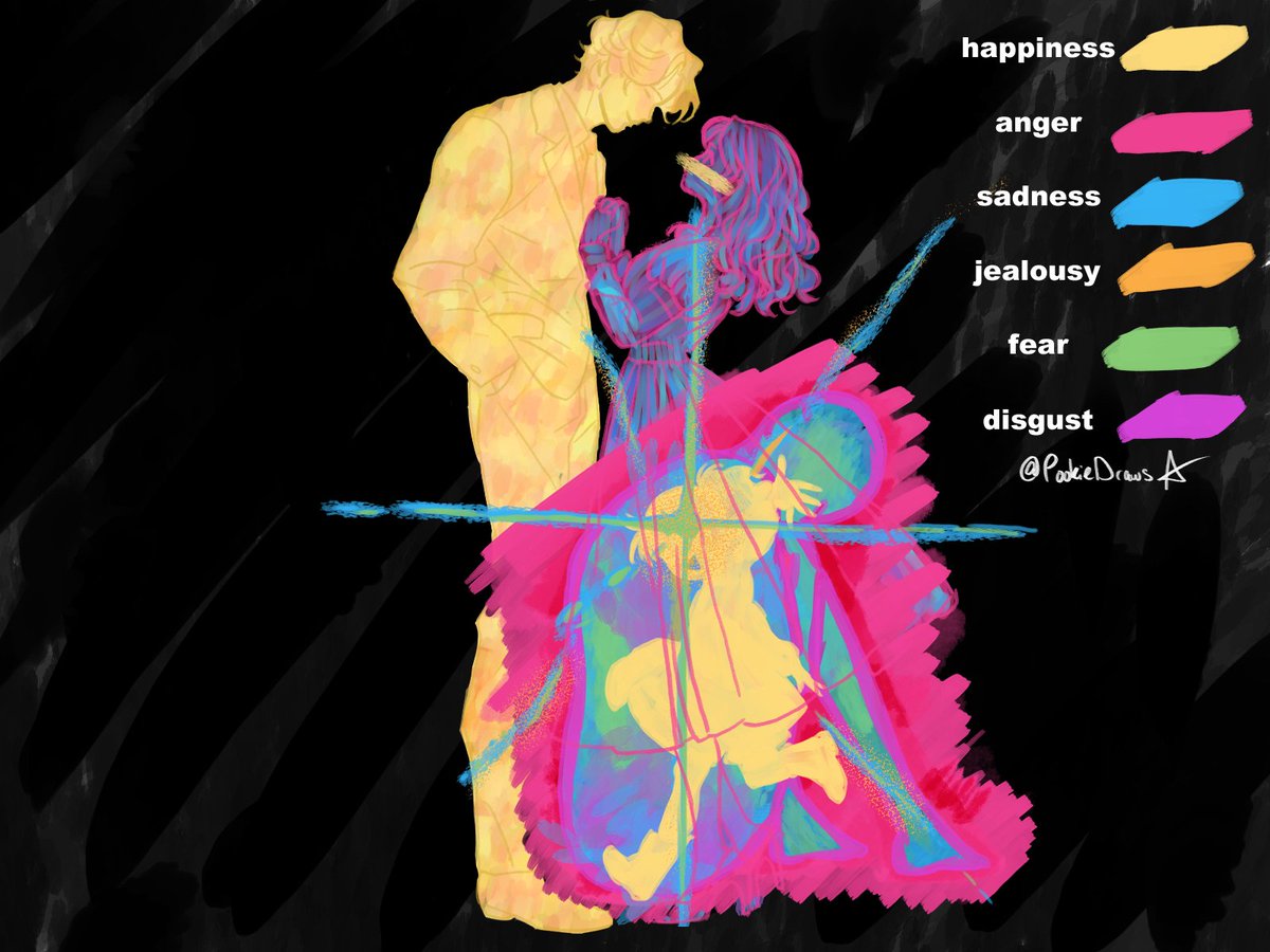 PookieDraws's tweet image. Day 16- reclaimed insecurity 
"Happiness for me is a 6"4 bearded J name" 
I didn't expect this prompt to stump me this much but I did that old what emotions I feel trend and I like how it turned out! ##Cringetober2025 #WhatEmotionsIFeel #vent #trend #myartwork #digitaldrawing