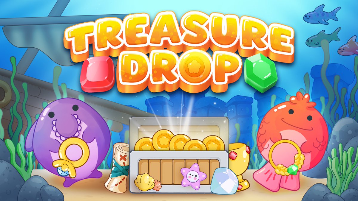 🎉 Treasure Drop is OUT NOW on Nintendo Switch!
nintendo.com/us/store/produ…

Dive into treasure filled depths! 🐟 Merge coins and gems, keep them in the dome, and build the ultimate fortune. 💎💰 Use powerful abilities, climb the leaderboards, play solo or in co-op, and enjoy the