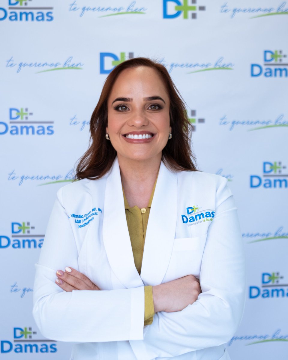 DamasHospital's tweet photo. Anunciamos que la Dra. Lisselle M. Villarrubia Ocasio, especialista en Anestesiología Cardiotorácica de Adultos, se une a nuestro equipo. Su llegada fortalece la atención a quienes requieren procedimientos cardiovasculares y torácicos complejos 
 En Damas, #TeQueremosBien https://t.co/DrMN2eZfSE