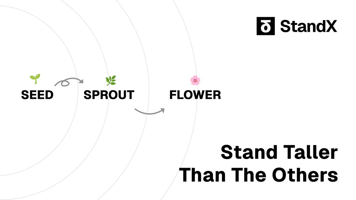 BECOME A STANDX OG!

Claim your exclusive OG Role “Flower” in Discord -&gt; discord.com/invite/standx

Every Member starts as “Stander” and has the opportunity to climb up and become a “Flower”

How?

Show up on X, attend events, create content, and back other Standers.

Fortune