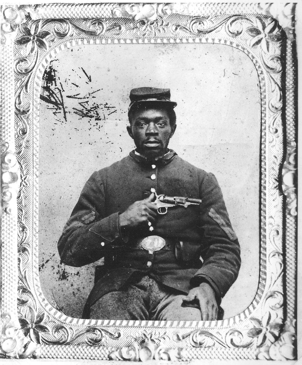 According to his service records, Sgt. Nimrod Burke was among the men in the 23rd Usct who fought on May 15, 1864, on the piece of ground that CVBT is currently working to save. 

You can help CVBT save this historic ground by donating at: bit.ly/4nuW0FI