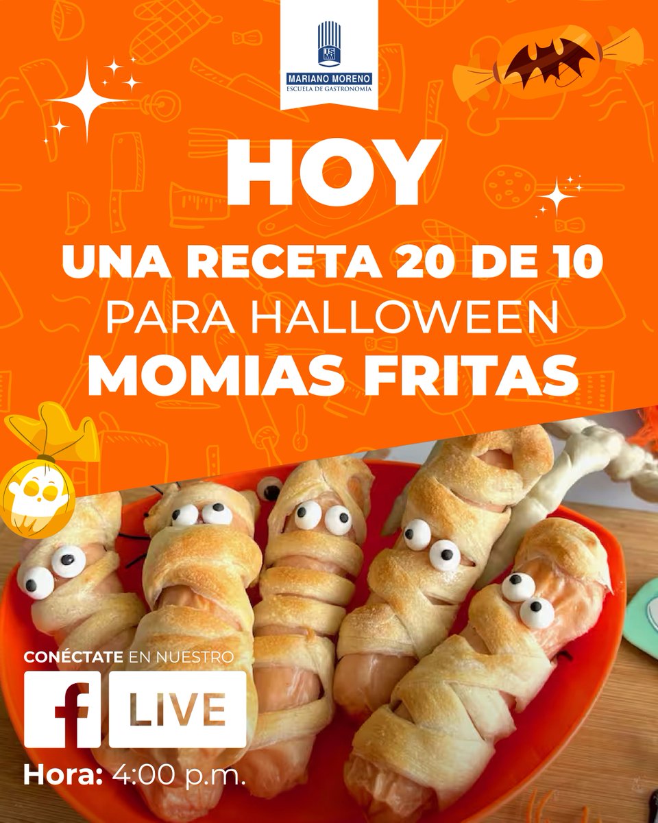 ¡Descubre como preparar unas momias fritas! Una receta 20 de 10 👻. Perfectas para compartir y celebrar Halloween 🎃.