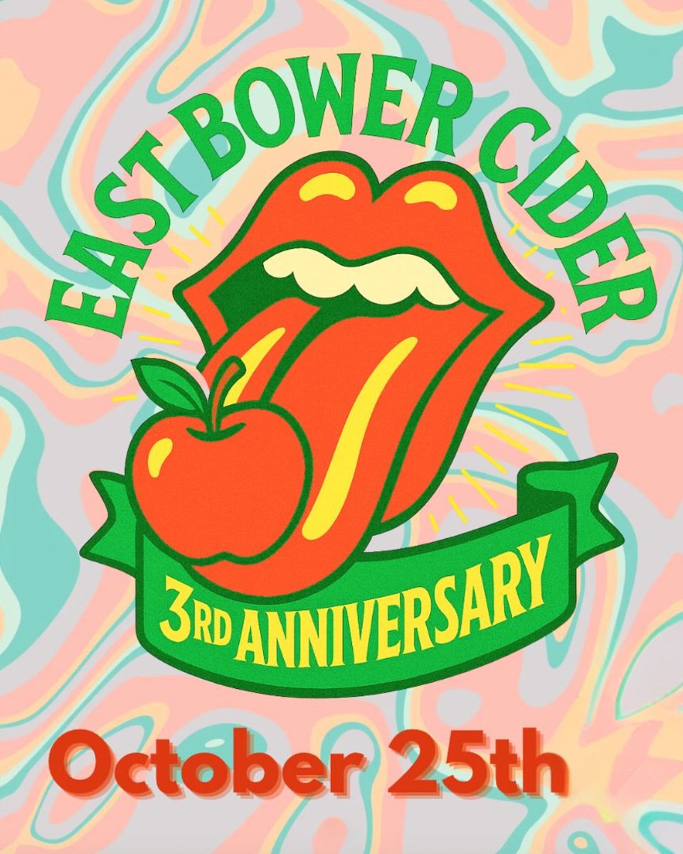 East Bower Cider Co. is turning three! Come out to their anniversary party on Saturday, Oct. 25, for a patio party featuring live music, brand-new ciders, local food vendors, a market, and more. Mark your calendars! 🍏