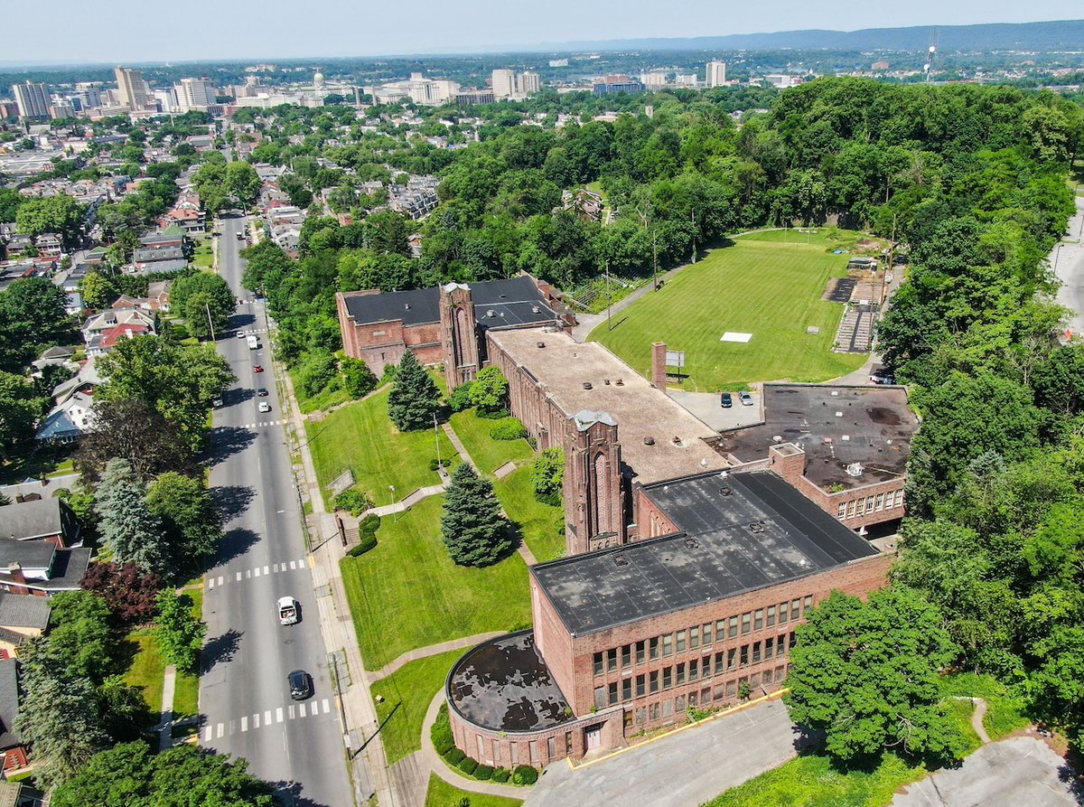TCRPC's tweet image. A sale of the former Bishop McDevitt High School in #Harrisburg scheduled for Thursday has been canceled due to the property owner paying $2 million in mortgage debts sbee.link/kxqunyrfm4