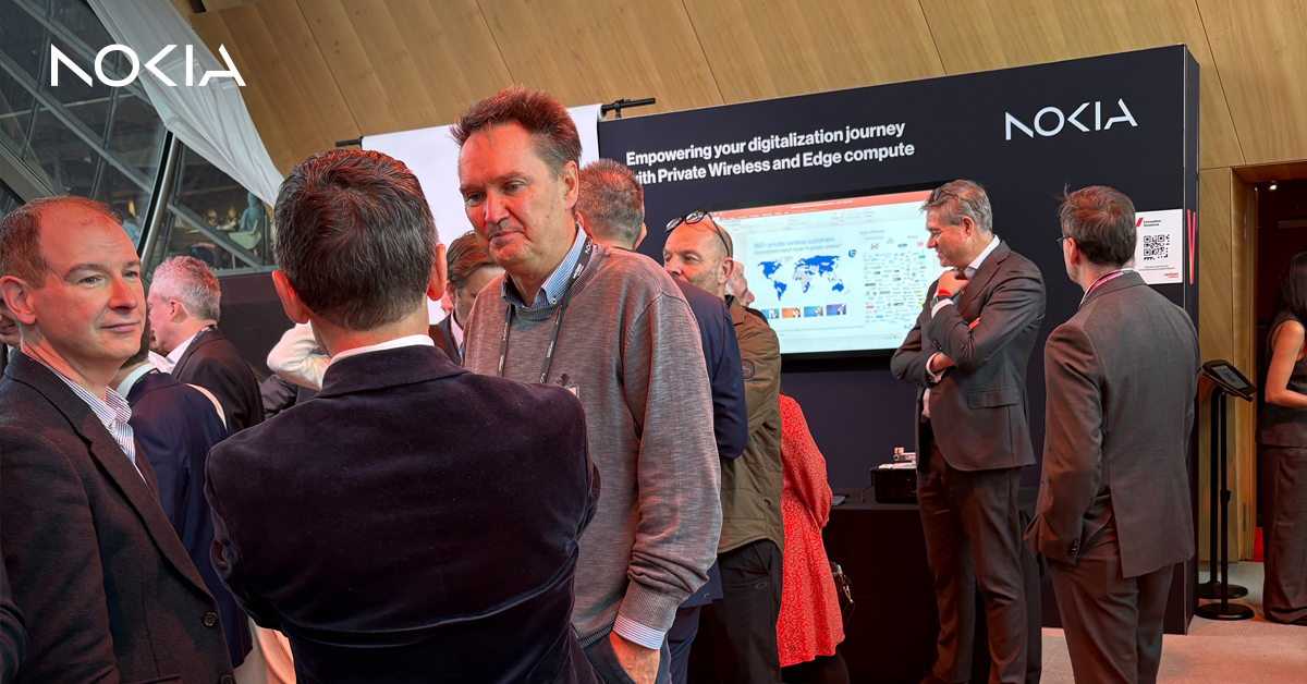 nokiaindustries's tweet image. Merci, Paris!
Great to join @VerizonBusiness’ Innovation Sessions — exec insights, panels, Verizon & Nokia demos (AR/VR, autonomous drones, industrial digitalization on private wireless and edge), plus our Thames Freeport story. Onward to real-world outcomes.
#EdgeComputing