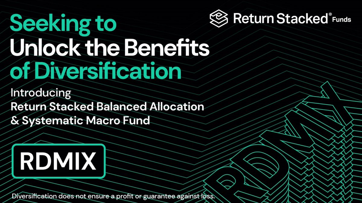 The Return Stacked® Balanced Allocation &amp; Systematic Macro Fund - RDMIX

The fund seeks to achieve its investment objective by providing $1 of a U.S. balanced allocation strategy and $1 of a systematic macro strategy. 

Learn more at returnstackedfunds.com