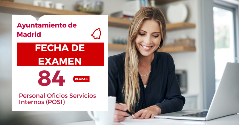 🔔 ¡Se publica la fecha de examen de las 84 plazas de Personal Oficios Servicios Internos (POSI) del Ayuntamiento de Madrid!

📅 Se establece el día 23 de noviembre de 2025 para la realización del ejercicio.

👉 Más información en: mad.es/oposiciones/18…