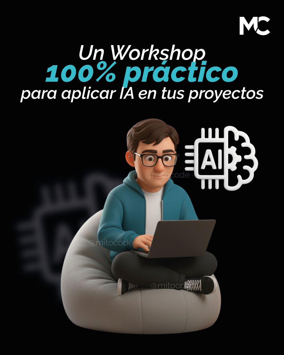 mitocode's tweet image. ¡Hey coder! 🙋🏻♀️🙋🏻♂️. Aprende a aplicar inteligencia artificial directamente en tus proyectos 💻, desde la generación de código hasta la automatización con agentes IA. ¡Workshop 100% práctico! 🤖
🚨 IA para Developers
📲 buff.ly/RkBogRN
.
#mitocode #programacion #ia