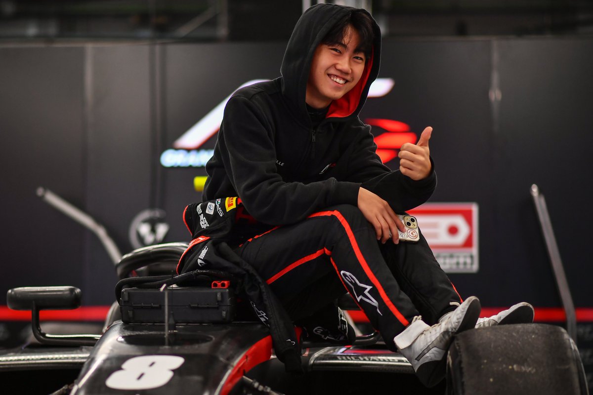 When you set the fastest time in the afternoon 😁👍

<a href="/Taito_Kato89/">加藤 大翔</a>'s 1:28.767 could not be beaten as he ended the second three-hour session quickest 💨

#F3 #F3Testing