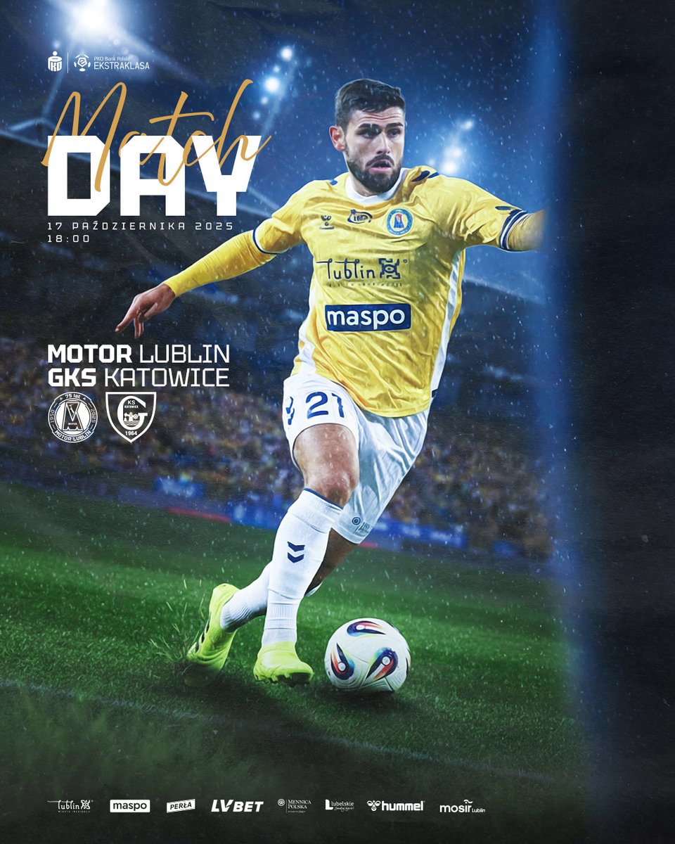 MotorLublin's tweet image. GRAMY U SIEBIE! 🔥

🆚 GKS Katowice
🕐 18:00
🏟️ Motor Lublin Arena
📺 Canal+Sport3 / Canal+Sport 5 / serwis streamingowy Canal+
🎟 BILETY.MOTORLUBLIN.EU

#MOTGKS